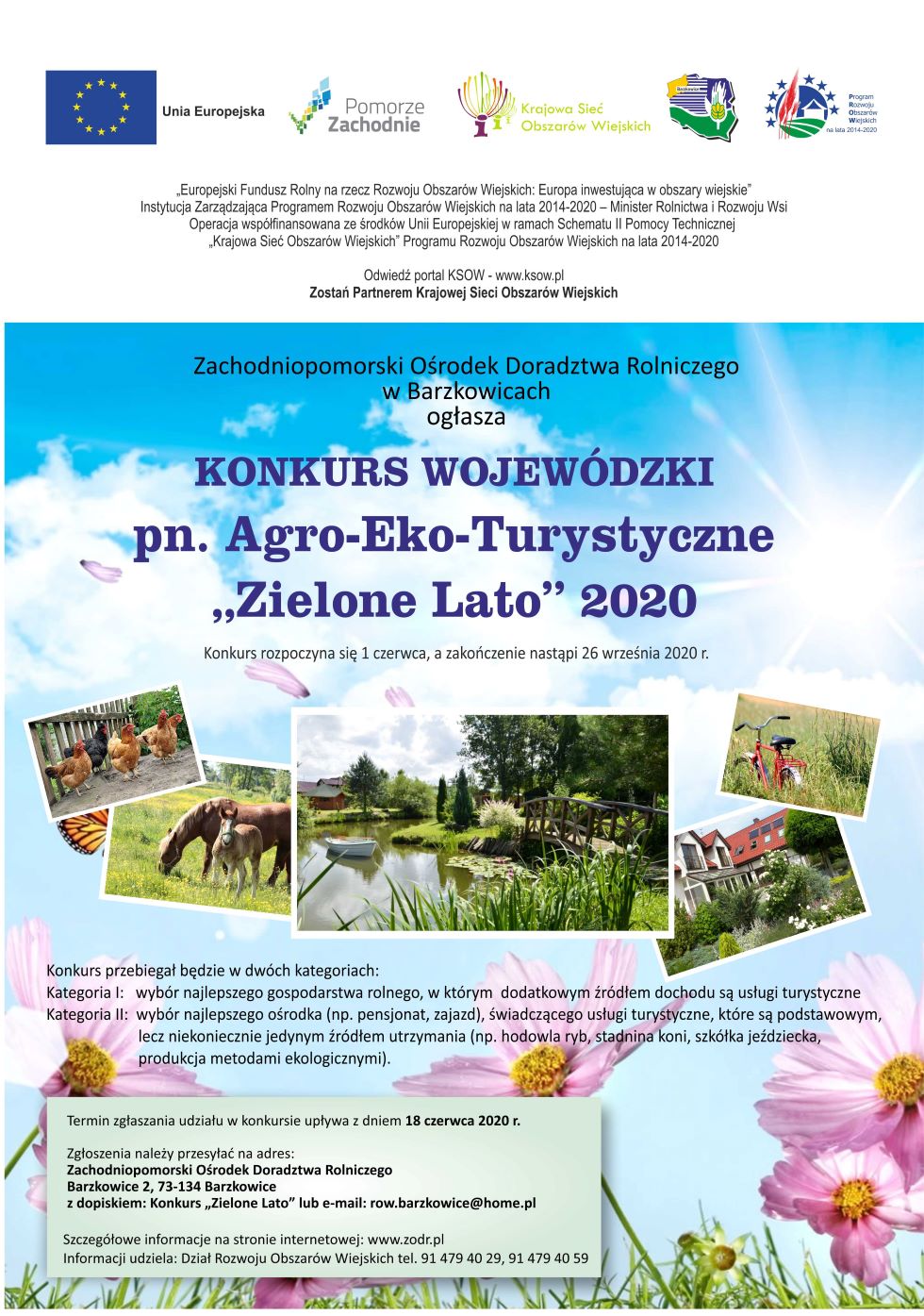 Plakat - Agro Eko Turystycznie 2020